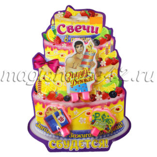 необычные свечи для торта